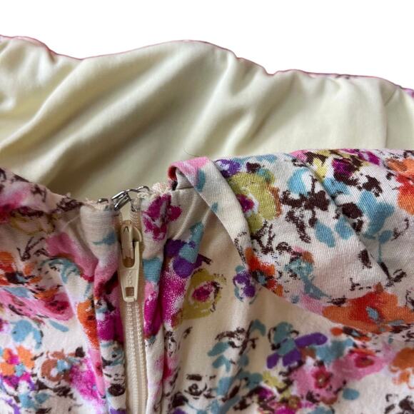 dELiA’S Floral Corset Crop Top Y2K women’s size 0 - Picture 3 of 4